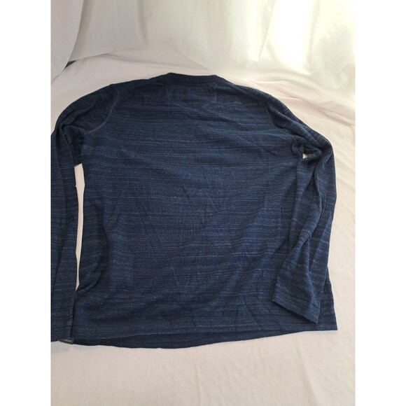 Lot (3) Eddie Bauer Mens V Neck Sweaters Blue Gray XL Tall Pullover Knit Preppy - Picture 6 of 16